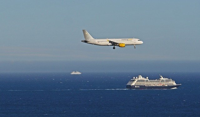 Landing in Nice airport.